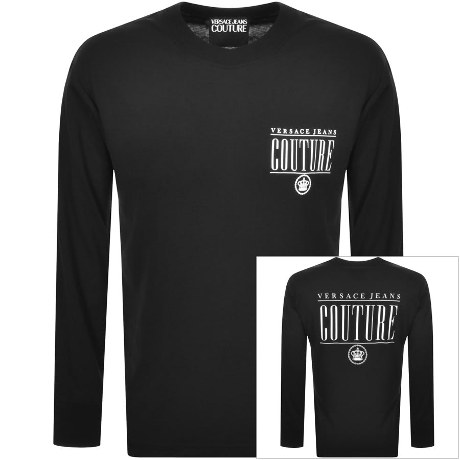 Alternative Image for ProductVersace Jeans Couture Long Sleeve T Shirt Black1
